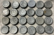 VINTAGE LOT X 24 USED === BALL  ZINC CANNING JAR LIDS
