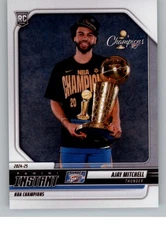 2025 Panini Instant NBA Finals Oklahoma City Thunder Championship Cards