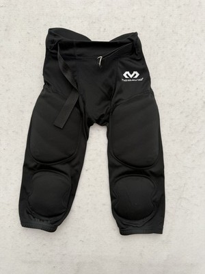 McDavid Youth M Padded Football Pants Black Integrated Pads Girdle AMAZING SHAPE