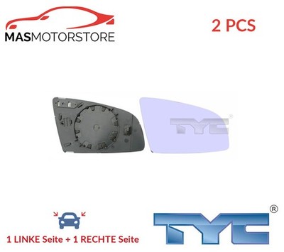 AUßENSPIEGEL SPIEGELGLAS PAAR TYC 302-0028-1 2PCS P NEU OE QUALITÄT
