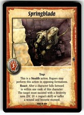2005 Warlord Saga of the Storm: Hero's Gambit Card 23/158 UC Springblade