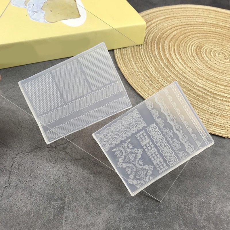Silicone Nails Art Molds Featuring Lace Embossing Europe Patterns for ...