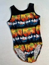 PLUM PracticeWear LEOTARD Gymnastics BERLIN GERMANY Mesh Tank GK Similar SIZE AL