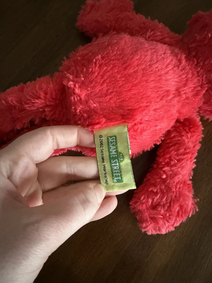 GUND Sesame Street Official Elmo Muppet Plush Vintage 2002 Y2K Cartoon Stuffie - Image 3 of 4