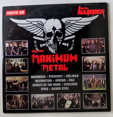 CD Maximum Metal Vol. 145 Metal Hammer November 2009 Hatebreed Epica Hypocrisy