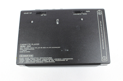 SONY WM-150 WALKMAN CASSETTE PLAYER AUTO REVERSE DBB *SOLD AS-IS 4
