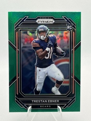 2022 Panini Prizm - [Base] - Green Prizm #351 - Rookies - Trestan Ebner RC