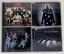Lot of 4 Ozzy Osbourne Black Sabbath CDs