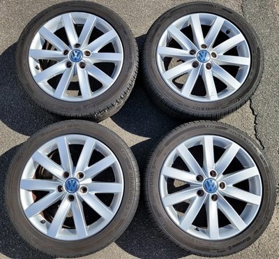 VW Golf 5 6 Golf Plus original 17 Zoll Alufelgen ''Porto''- Sommerreifen 225/45R17