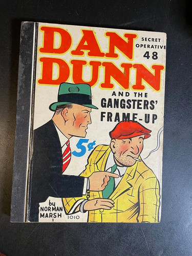 Dan Dunn & the Gangster's Frame Up Whitman 1937 Vintage BLB Big Little Book FN-