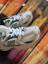 Image of New Balance 530 White Nightwatch Green MR530QA Unisex Men's UK 5 EUR 38 New