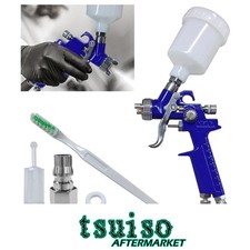 Mini Hvlp Air Spray Gun W Gauge Auto Paint Sprayer