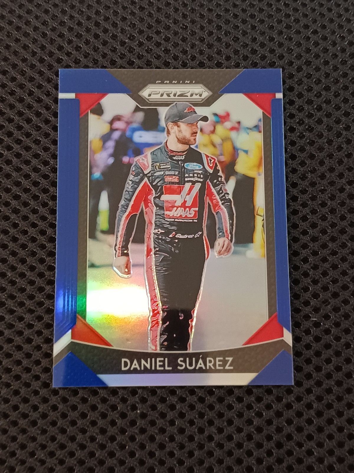 2019 Panini Prizm #26 Daniel Suarez Blue Prizm #/75