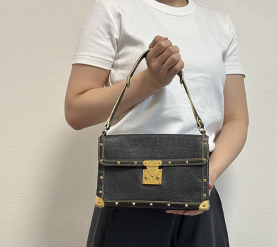 LOUIS VUITTON M92847 Suhali Le Fabuleux Shoulder Bag Leather Black Gold