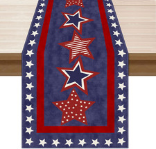 Blue Patriotic Red White Stars America 4Th of July Memorial Day Independence Day
