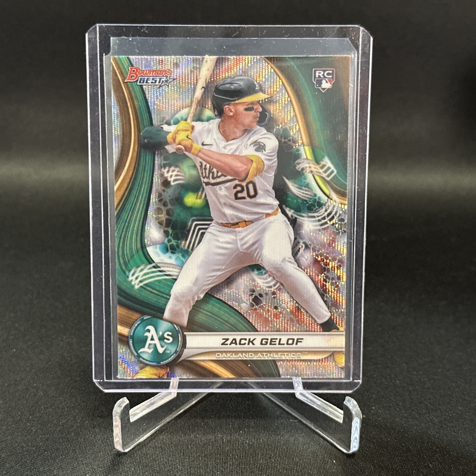 2024 Bowman's Best - Zack Gelof #46 Wave Refractor (RC)