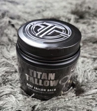 Titan Tallow Beef Tallow Balm 4 oz Magnesium Vitamins Hydration Face Body USA
