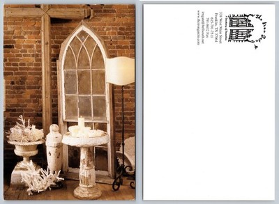 Continental Rustic Brick Interior Decor Postcard