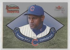 2002 Fleer Tradition Diamond Tributes Sammy Sosa #6DT 0o9