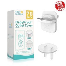 4our Kiddies 70 Pack Baby Proofing Outlet Covers Safety Set