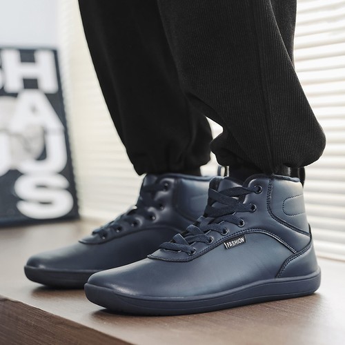 Outdoor Leather Casual Shoes Wide Toe Women Men Barefoot Shoes Plush Lining EU48 - Picture 22 of 54