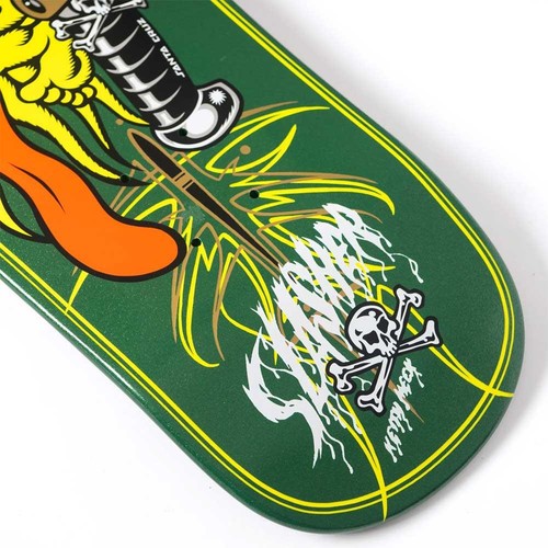 Santa Cruz Skateboard Deck Meek Pinstripe Slasher Verde 9.23" - Imagen 4 de 5