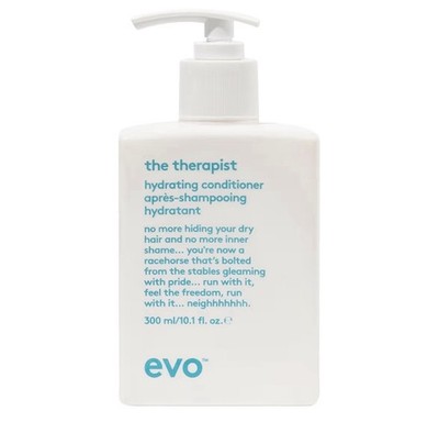 EVO The Therapist Hydrating Conditioner 300ml Vegan Gluten-Free for Dry Hair