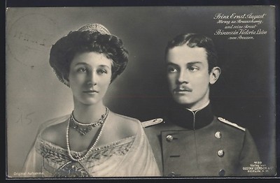 AK Victoria Louise Herzogin von Braunschweig und Herzog Ernst August von Brauns 