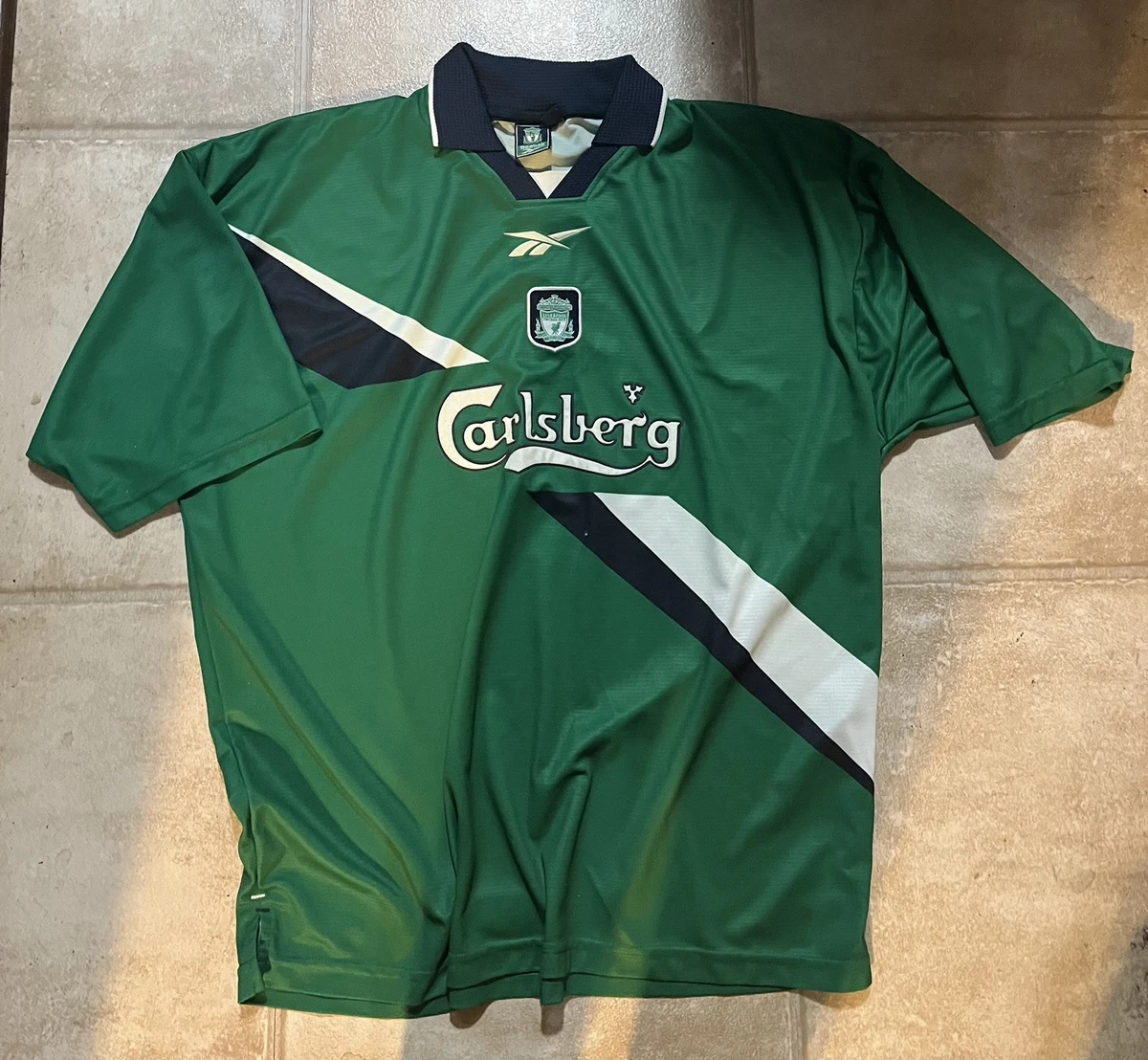 Reebok Liverpool Green International Club Soccer Fan Apparel and