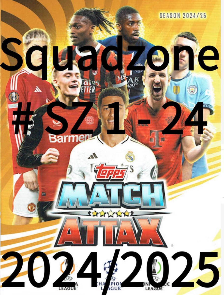 Squadzone cards Match Attax 2024/2025 Topps 24/25 Festive