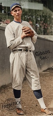 Gibson - Sacramento 1921 Frederick Foto Service Baseball Player Photo (Reprint)￼
