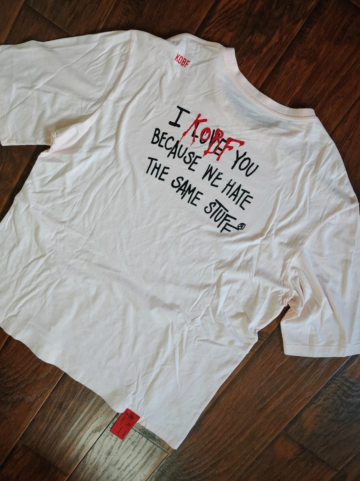 Kids of Broken Future pink Street wear T-shirt Size XL