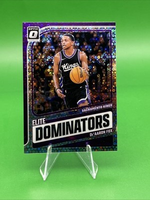 2024-25 Panini Donruss Optic De'Aaron Fox Elite Dominators Fast Break Holo #13