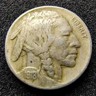 1918-P Buffalo Nickel 5C - Philadelphia Mint - VF-XF Condition - Light Toning