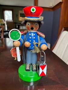 German Steinbach incense burner smoker - train conductor