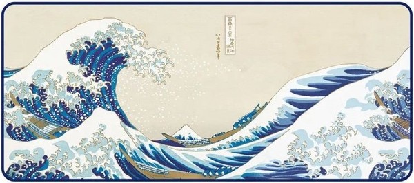 Gadget - Hokusai: Cinereplicas - The Great Wave Of Kanagawa - Tappetino Scrivani-image