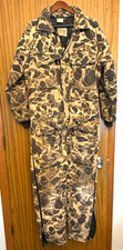 Walls Blizzard Pruf Large Coveralls Insulated Camo Hunting VTG Made in USA