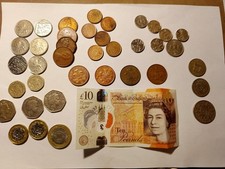 Münze Konvolut, Großbritannien, Elizabeth II, Shilling, 1956, Pfund