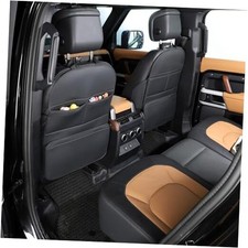 Seat Back Protector,Preventing the Impact of Children Stepping on Black -2pcs