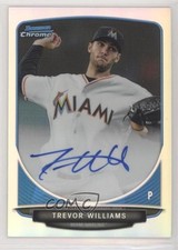 2013 Bowman Draft Chrome Prospect Refractor Trevor Williams #BCA-TW Auto 0q0