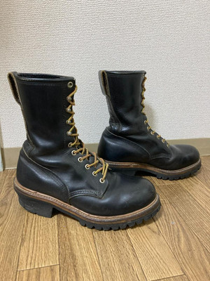 REDWING 2218 PT91 Logger Boots 7.5D Brown Core #0214 | eBay UK