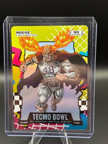 BO JACKSON BATTLE ARENA TECMO MOOSE (DARYL JOHNSTON) FIRE 80\'S RAD