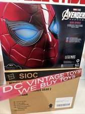 IN STOCK Marvel Legends Series Iron Spider-Man Electronic Helmet by Hasbro