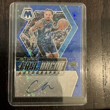 2023-24 Panini Mosaic Cole Anthony #165 Fast Break Blue Mosaic Prizm /25 Auto