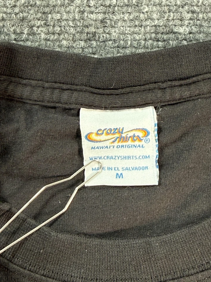 Vintage B Kliban BadCat Crazy Shirts Shirt Mens Medium Black Graphic Cartoon Cat - Image 4 of 4