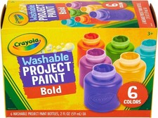 Crayola Washable Kids Paint Set 6ct   Nontoxic Art Supplies for Toddlers