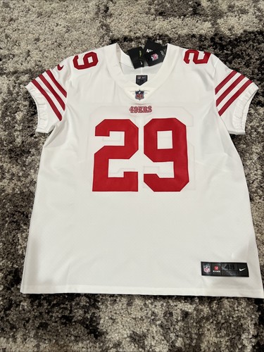 Talanoa Hufanga San Francisco 49ers Nike Vapor Elite Jersey White Size 48 NWT