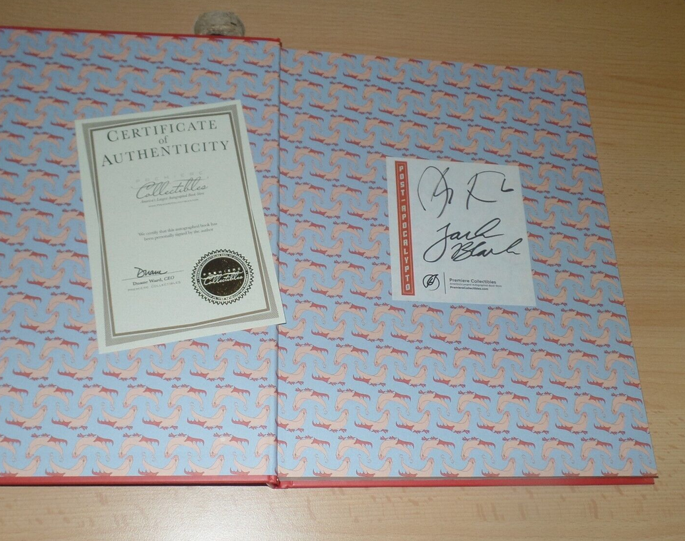 Tenatius Tenacious D, Original Signed Book 'Post Apocalypto' (LM3) COA Mega RAR ...