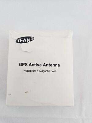 GPS Active Antenna 1575.42MHz SMA Male Connector RG174 16 Foot Cable 3-5V 