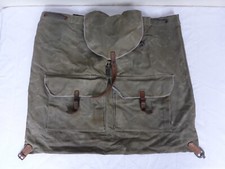 Vecchio Zaino Tessuto Pelle Cintura Wehrmacht Di ? 2. Guerra Mondiale ? WWII 2